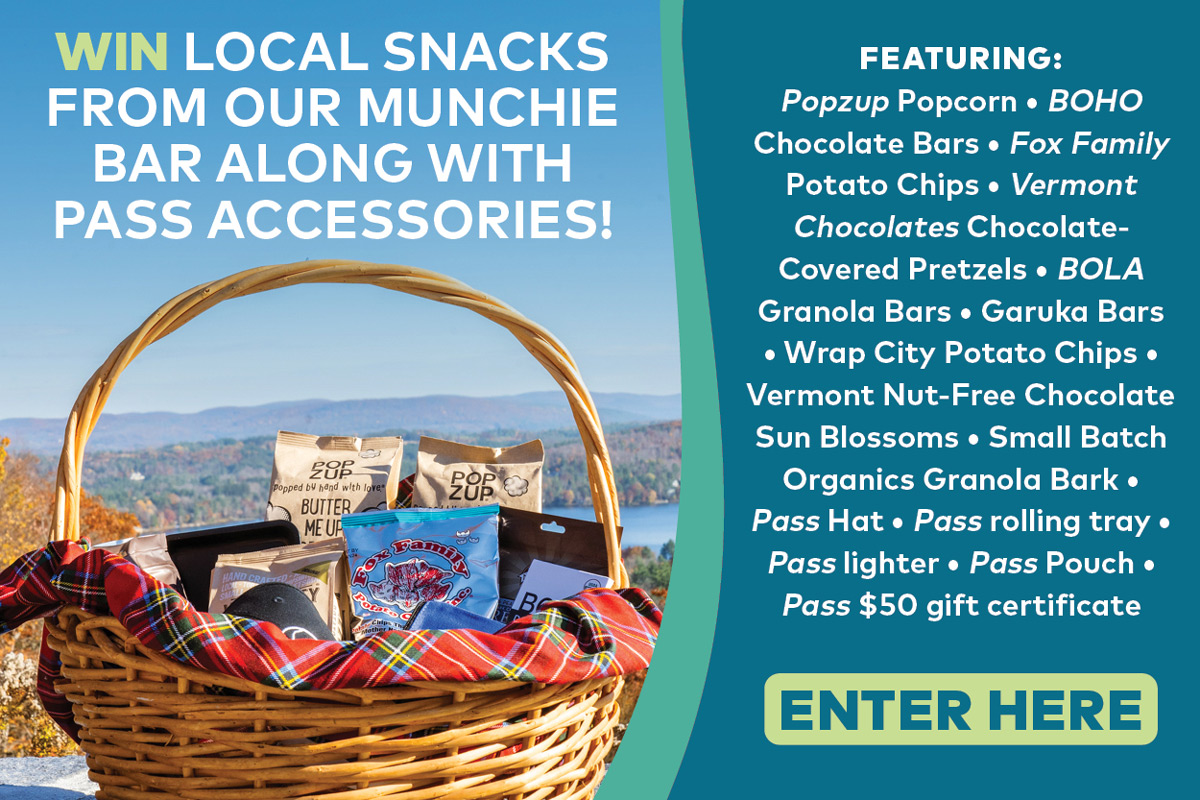Win local snacks from our Munchie Bar along with Pass accessories!